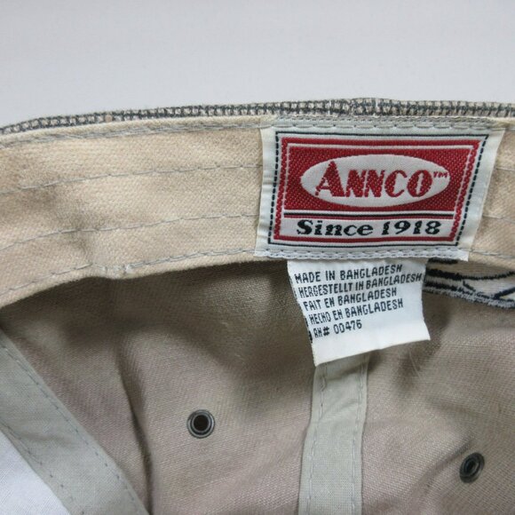 Vintage ANNCO mens brown an khaki Indianpolis Pacers NBA strapback hat OS - Picture 7 of 8